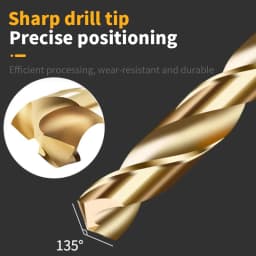 HSS Drill Bit M35 Cobalt High Speed Steel Twist Drill 1mm-13mm Tool Set Accessories For Metal Stainless Steel Iron Drilling Tool