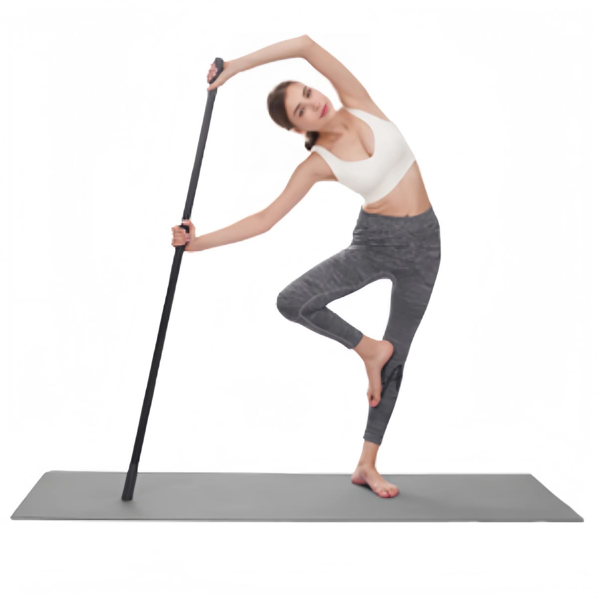 Adjustable Yoga Stick Durable Stretching Stick for Mobility Versatile Exercise Tool for All Fitness Levels Rehabilitation Tool