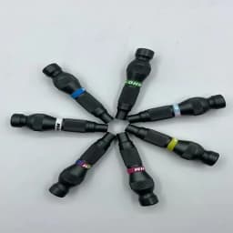 Precision Aluminum Alloy Handle for Shank 1/4" Bits Comfortable Mini ScrewDriver 6.35mm Holder Repair Open Tools Professional