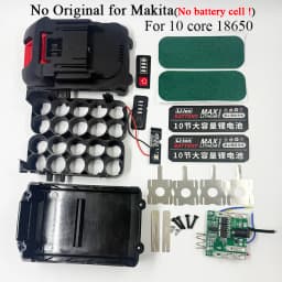 No Original for Makita Li-ion Battery Storage Box Case PCB BMS Protection Circuit Board for Lomvum Zhipu Hongsong Jingmi Housing