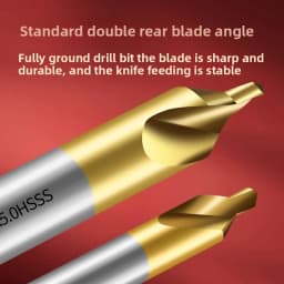 TG A-type Cobalt Center Drill Bit for Stainless Steel with Double-ended Grinding and Special Positioning Centering Drill Bit