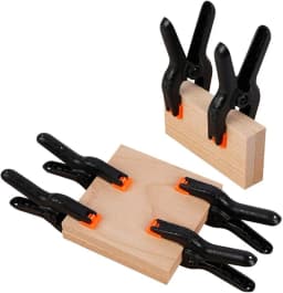 6Pcs 3 inch Heavy Duty Plastic Spring Clamps,Canvas paper painted screen clip,Photography Tool Background clip,Woodworking Clamp