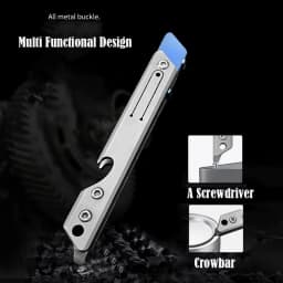 Stainless Steel Fast Open Scalpel MINI Folding Knife Outdoor Survival Camping Portable EDC Tool 10 Blade Free Bottle Opener