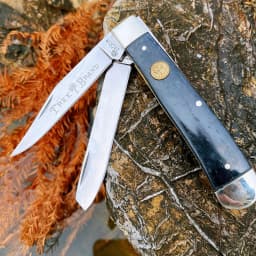 Classic Watchman Knife Bone Slip Joint Multi-Blade Folding Pocket Knives Traditional Design High-Quality Wood Handle