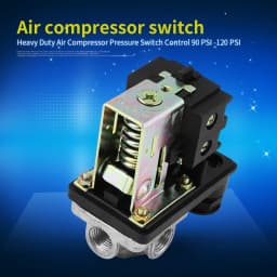 Heavy Duty 240V 16A Four Port Air Compressor Pressure Switch Control 90PSI ‑120PSI Air Compressor Pressure Switch Control