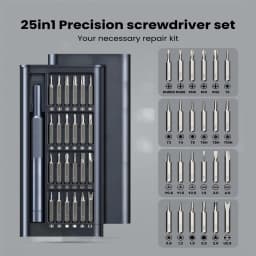 25-in-1 Small Precision Screwdriver Set, Professional Repair Tool Kit for Phone, Computer, Watch, Laptop, Ring Doorbell
