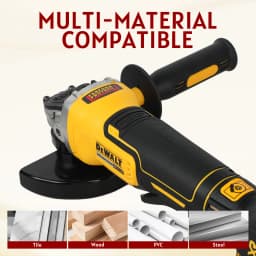 DEWALT DCG405 125mm Flat Head Angle Grinder 18V Brushless Bare Tool for Metal Cutting Wood Grinding