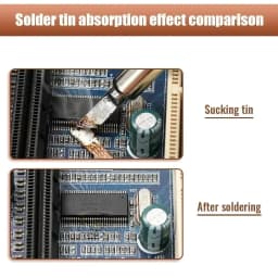 Solder Wire Desoldering Braid Welding Solder Remover Wick Wire Lead Cord Flux BGA Repair Tool