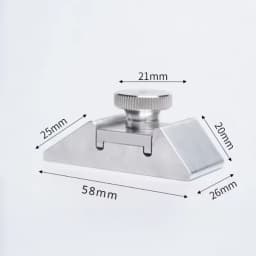 1Pc Aluminum Alloy Sandpaper Rack Grinding Clip Inner Corner Plane Polishing Hand-held Sandpaper Leather Edge Grinder