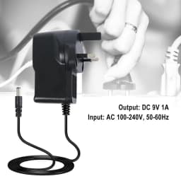 1Pc 9V UK Power Adapter Supply 1A AC/DC Power Adaptor 5.5x2.1MM LED Monitor Regulation Charger Tool Parts