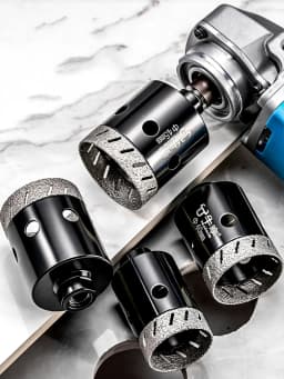 Diamond Hole Saw 20mm-60mm M10 Shank Diamond Core Drill Bit, Angle Grinder Hole Opener for Tile Granite Marble Glass Ceramic