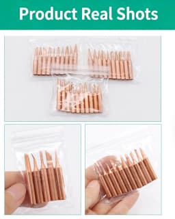 Original Soldering Iron Tip Pure Copper 900M Soldering Iron Head Set Inside Hot Bare Copper Electric Soldering Iron Welding Tool