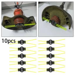 10 Pcs LawnMower Straw Grass Rope Replacement Accessory Garden Grass Trimmer Head Weeding Brush 
