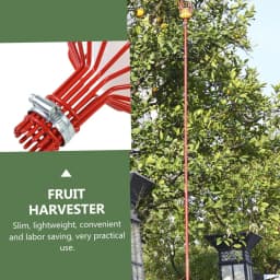 Fruit Picking Picker High Altitude Telescopic Collector Pole Plukker Collect Tool Fruits Trees Catcher