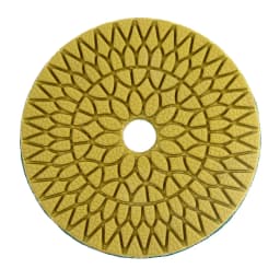 RIJILEI 10 Pcs/Lot 4 Steps 100mm Top Marble Polishing Pads 4Inch Stone Polishing Pad Granite Wet Flexible Polishing Pad WPD06