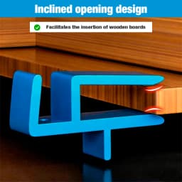 16-18MM Wooden Board Install Closing Fixed Clip, Wardrobe/Kitchen Cabinet Scribe Tool, Woodworking Jigs Set, for Cutting/Marking