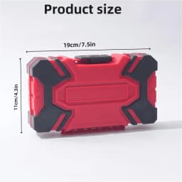 83Pcs Impact Driver Drill Bit Set with Magnetic Nut Driver, S2 Steel Cross Slot, Slotted, Square, Star, Hex, TORX Bits