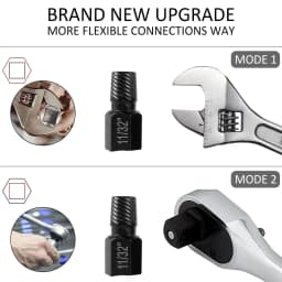 10Pcs Alloy Steel Screw Extractor Kit, Multi-Spline Damaged Screw Bolt Stud Remover Easy Out Drill Bits