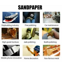 180-2000 Grit Sanding Sponge Pad Set Wet Dry Grinding Sponge Sand Block Flexible Sanding Pad Polishing Abrasive Sponge Sandpaper