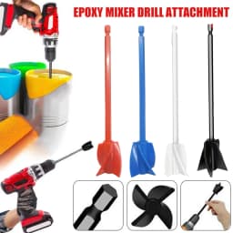Epoxy Mixer Paint Drill Attachment Paddle Consistency Liquids Resin Head Stirrer Resin Head Mixer Accessories