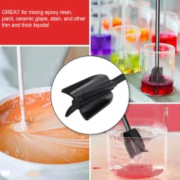 Epoxy Mixer Paint Drill Attachment Paddle Consistency Liquids Resin Head Stirrer Resin Head Mixer Accessories