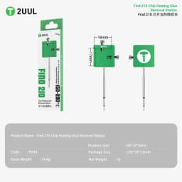 2UUL FD40 Find 210 MINI Chip Heating Glue Removal Station for Mobile Phone IC Chip Adhesive Removing Repair Tool
