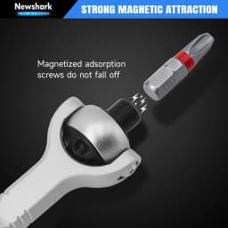 Ratchet Screwdriver Set Magnetic Socket Wrench Semi-Automatic Multi-Purpose Repair Tool with Detachable Handle,180° Ratchet Head