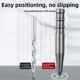 Precision Center Punch Locator Window Breaker Woodworking Punch Drill Tool For Glass Metal Wood Automatic Hand Tools