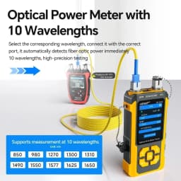 Noyafa POE Wire Network Cable Tester Tracker with NCV Detection Optical Power Meter RJ45 RJ11 LAN Fault Locator Tracker NF-8518