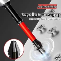 Anti Slip Bits Magnetic Screwdriver Bit Set D1 Alloy Steel Impact Resistance Bits-3/6/12Pcs Suitable for Electric Drills
