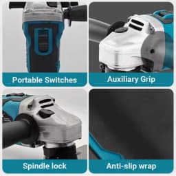 Makita DGA506 18V 125mm Brushless Angle Grinder Electric Polishing Machine Metal Grinding And Cutting Tool