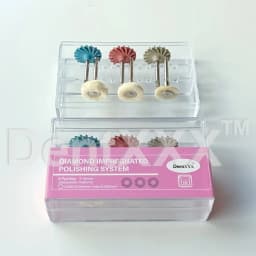 Diamond Rubber Polisher Kit Polishing Wheels 2.35mm Shank Polishing Tools