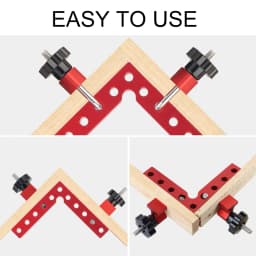 2Pc 90 Degrees L-Shaped Auxiliary Fixture Splicing Board Positioning Panel Fixed Clip Carpenter's Square Ruler Woodworking Tool