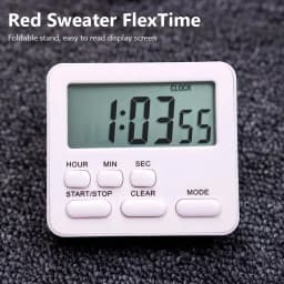 Digital Display Cooking Alarm Clock Kitchen Timer Sleep Stopwatch Clock House Countdown Kids Student Learning Time Manager