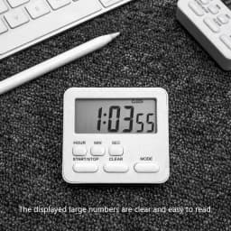 Digital Display Cooking Alarm Clock Kitchen Timer Sleep Stopwatch Clock House Countdown Kids Student Learning Time Manager