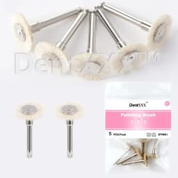 5Pcs/Pack Polishing Brush Felt Wheel Wool Cotton Polishing Brushes Polishers for Rotary Tools 2.35mm Polishing Wheel