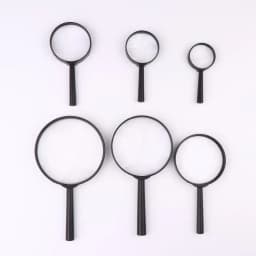 5X Plastic Magnifying Glass Professional Magnifying Glass Inner Diameter 40/50/60/75/90/100mm For Jewelry Reading Coins Stamps