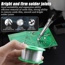 250-20g High Purity Lead-free Solder Wire Sn99.3 Cu0.7 0.5/0.6/0.8/1.0/1.2/1.5/2.0mm Rosin Core Solder Wire Roll ROHS Wire Flux