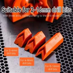 2-16mm Drill Bit Sharpener Grinder, Multipurpose Drill Bit Grinding Sharpener Polishing Grinding Tool, Drill Bit Grinding Tool