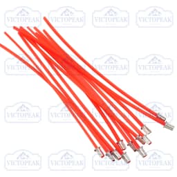 12PCs Garden Power Tool Accessories Trimmer Line Square 3.0mm*21cm Orange Red Trimmer Line for Brush Cutter Trimmer Head