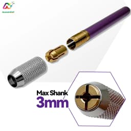 Nasedal Tungsten Steel Triangular Scribing Knife for Gundam Model Making Panel Line C-Surface Engraving Metal Scraper Hobby Tool