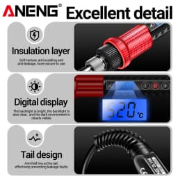 ANENG SL106 Electric Soldering Irons Adjustable Temperature 110V/220V Welding Solder US/EU Plug Professional Repair Welding Tool