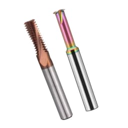 CNC Carbide Single Tooth Thread Milling Cutter 1 3 Full Tooth M1.2 M1.6 M2 M2.5 M3 M4 M5 M6 M8 M10 M12 Thread Milling for Steel