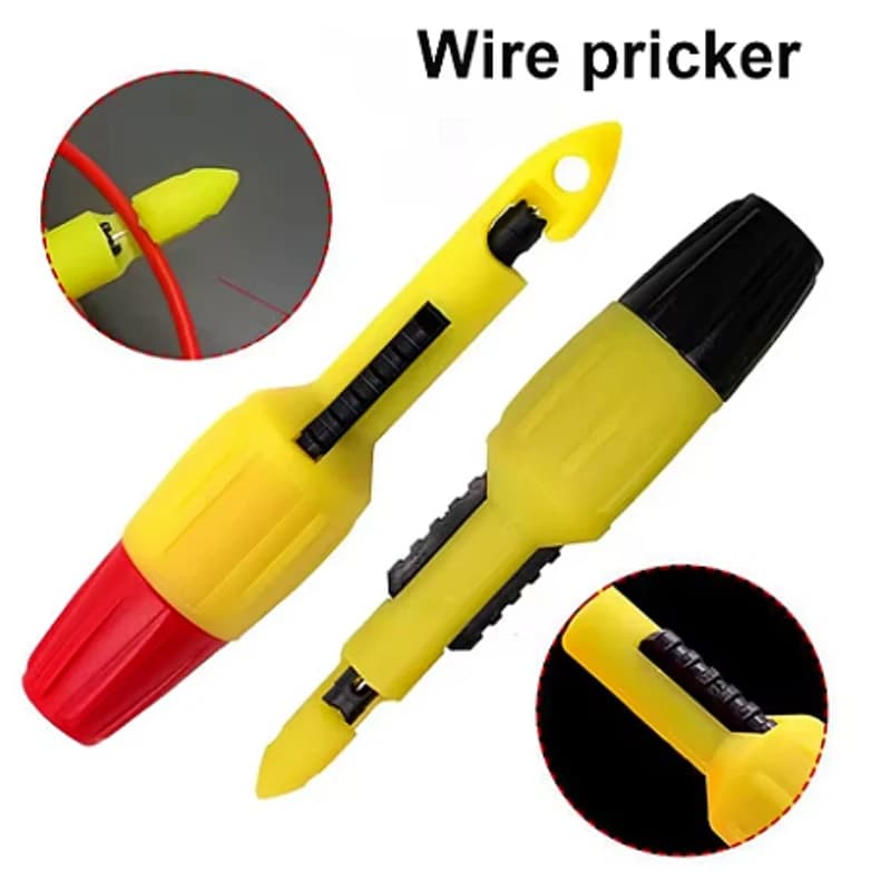 2pcs Electrical Circuit Puncture Needle Non-breaking Detection Insulation Wire Piercing Clip Repair Tools Auto Accessories Kits
