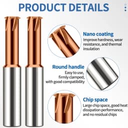 UFS Tap 1PCS CNC Machine Solid Carbide Single Tooth Thread Milling Cutter M1 M1.6 M2 M3 M4 M5 M6 M8 M10 M12 Mill Mills Cutters