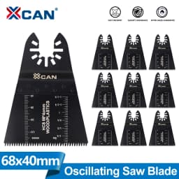 XCAN 1/2/5/10pcs 68mm Oscillating Saw Blade Multi-Function HCS Saw Blades Quick Release Cutter For Wood DIY Power Tools
