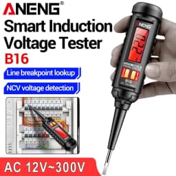 Digital Smart Voltage Sensing Tester Pen Screwdriver ANENG B16 12V-300V Voltage Detector Non-Contact Probing Electrician Repair