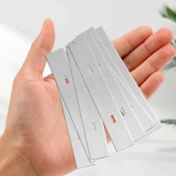 100/50/20/10Pcs Floor Tile Shovel Scraper Blade Replacement Refined Remove Stains Silver 100*18mm Accessories Ceramic Cleaning 