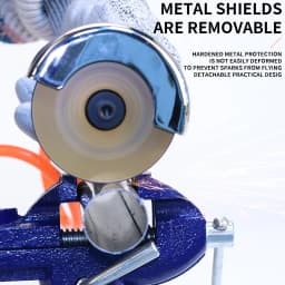 SI FANG Pneumatic 3 Inch Cutting Machine Angle Grinder Polishing Tool with 10pcs Cutting Discs for Metal And Steel