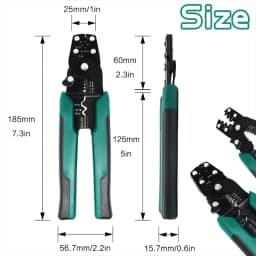 Multi-Function Mini Electric Terminal Crimping Pliers With Wire Stripping Cutting Hand Crimping Tool Multiple Connector